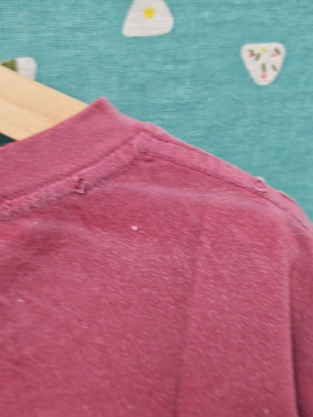 Men Burgundy Enfants Riches Déprimés Distressed Crop T‑Shirt - Picture 7 of 8